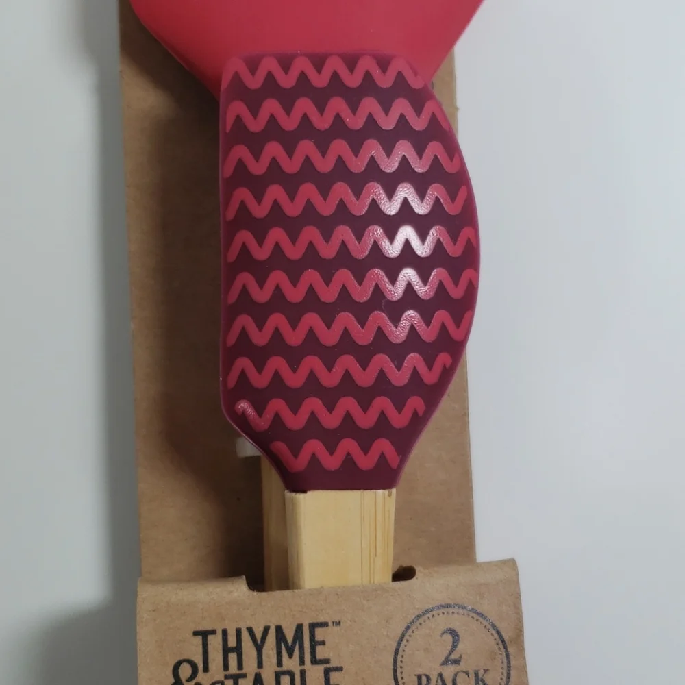 Thyme & Table Large & Mini Silicone Pointed Spatulals